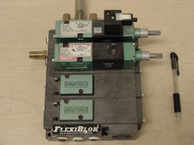 Numatics flexiblock 08SA40004011Z 150 psig-air =