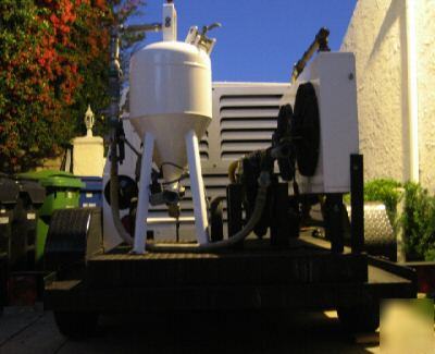 Soda blaster soda blasting media blasting for grafitti+