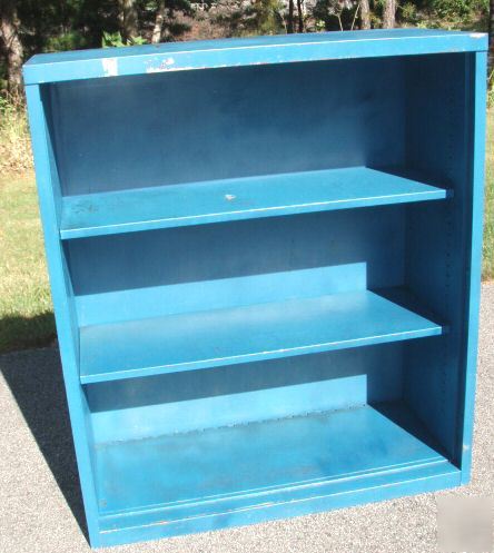Solid steel/heavy duty/four shelf/shelving unit/garage