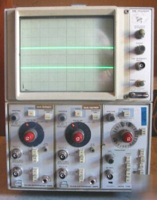 Tektronix 5110 scope with plug-ins