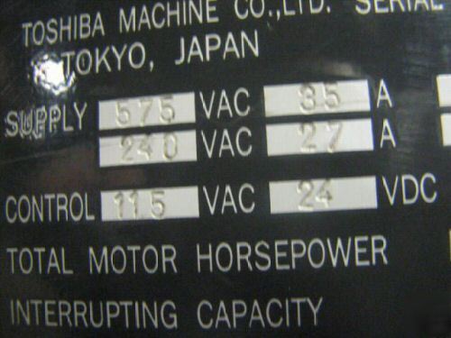 Toshiba isg-190N 190T plastic injection molding machine