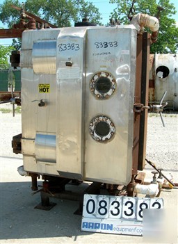 Used: united mcgill vacuum shelf dryer, 127.40 square f