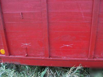 Wooden grain box ( box only)