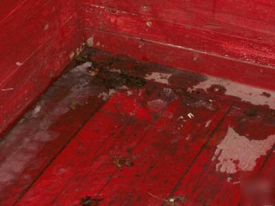 Wooden grain box ( box only)