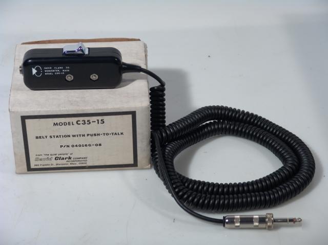 Clark C35-15 belt staion w/push-to-talk