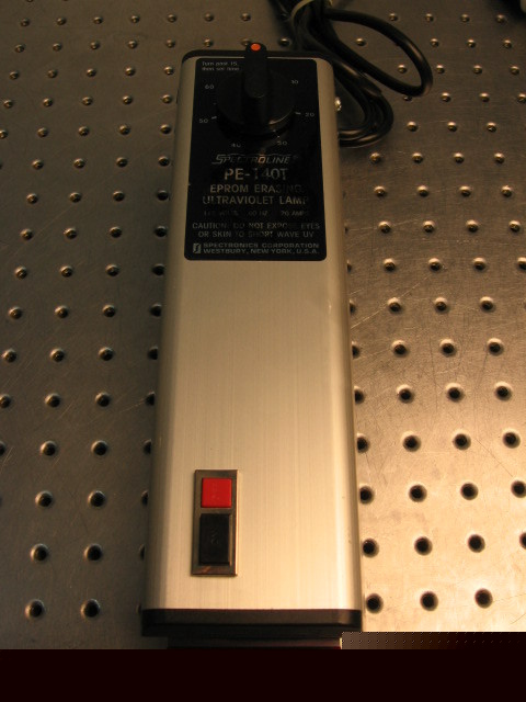 G31594 spectroline pe-140T eprom erasing uv lamp