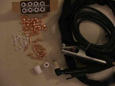 30/40 amps plasma cutter torch + 90 consumables 