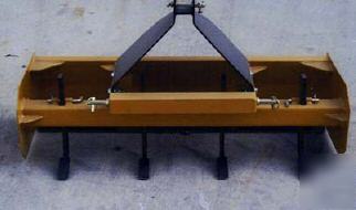 4' tractor box blade scraper with 4 scacifers equipment