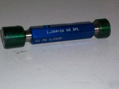 New regal premium thread plug gage 1.084 - 16 ns spl 