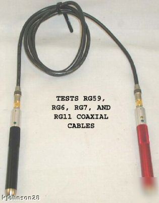 Quan technologies coaxial RG6 RG59 cable tester toner
