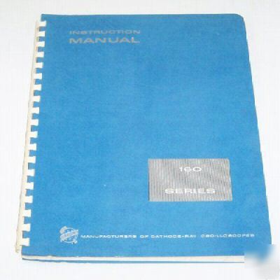 Tek 160-series plug-in instruction manual