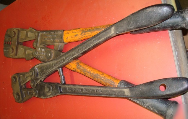 Two nico press crimping tool m oval & um, vp, vx combo