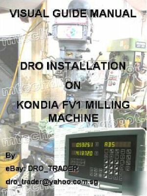 Visual manual ebook: install dro on a milling machine