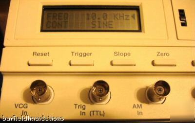 Wavetek 12 mhz synthesized function generator model 23