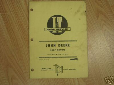 John deere 4030 4230 4430 4630 i&t repair shop manual