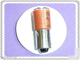 Ledtronics (24 volt) red led T3-1/4 mini bayonet lamp