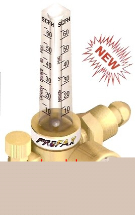 New tigmaster regulator/flowmeter for argon/CO2 - 