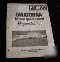 Owatonna haymaster ptw 22