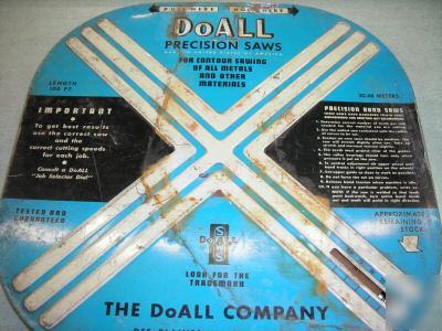 Rare vintage doall band saw blade 3/32