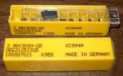 10 kennametal cutting inserts 3.90030SN-gb KC994M
