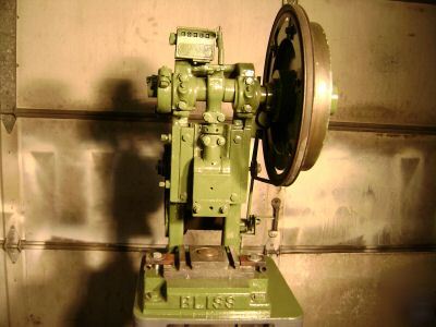 Bliss obi no. 8 punch press machine 8 ton