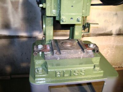 Bliss obi no. 8 punch press machine 8 ton