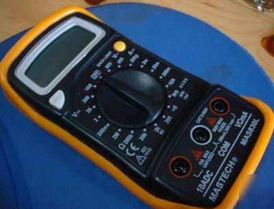 Digital lcd multimeter, voltmeter, ammeter, ohm meter