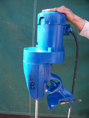 Eastern chemical tank agitator mixer 1 phase 1/4HP 