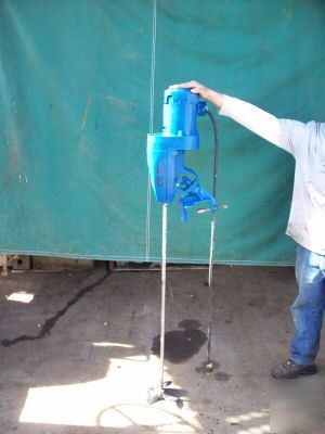 Eastern chemical tank agitator mixer 1 phase 1/4HP 