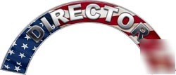 Fire helmet arcs rockers FF50 reflective director flag