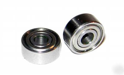 SSR2-zz stainless steel bearings, 1/8 x 3/8, R2-zz, R2Z