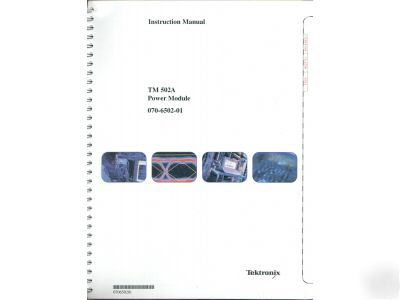 Tek tektronix TM502A instruction manual