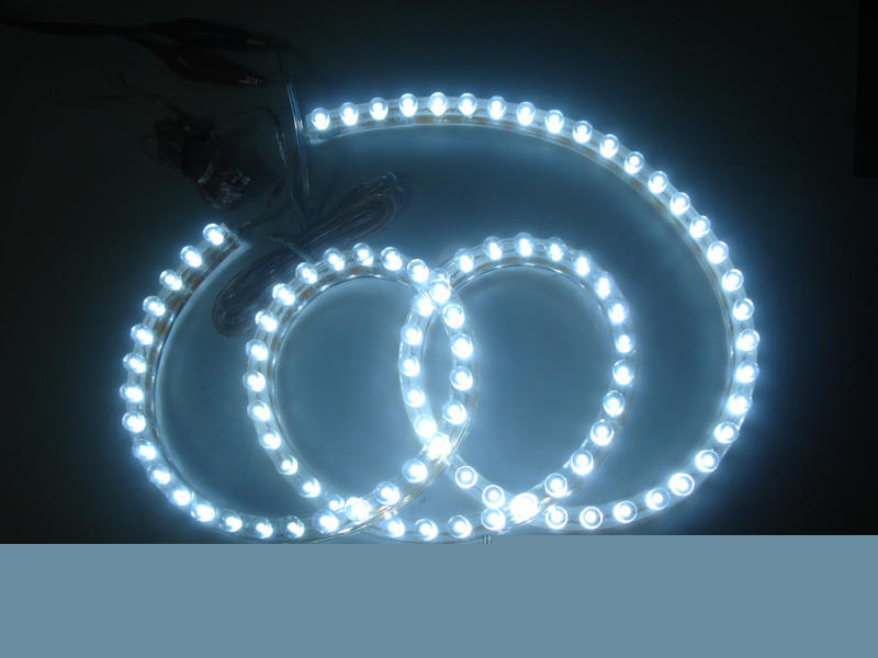 White 12V 96 led bulb lamp 96CM pvc neon light stripe