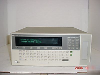  hp / agilent E1301A w/ switch panel & 4 relay mux