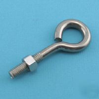 Unwelded eye bolt 304 stainless steel 5/16