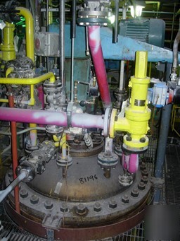 Used: polymetal manufacturing reactor, 250 gallon, 316