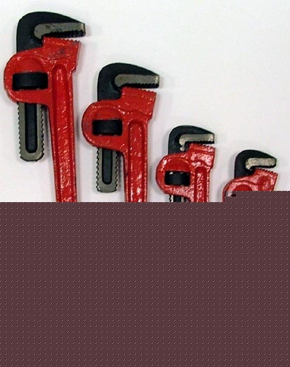 4PC. pipe wrench set plumbing tools