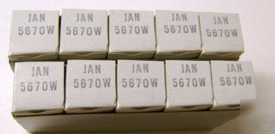 5670 2C51 ge general electric usa tube lots of 10 pcs