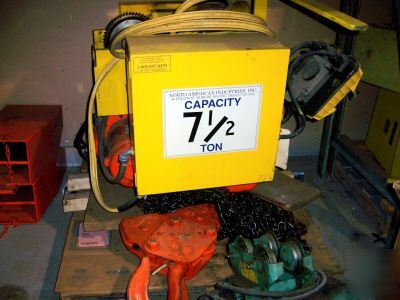 7-1/2 ton twin body hoist w/mt & radio 