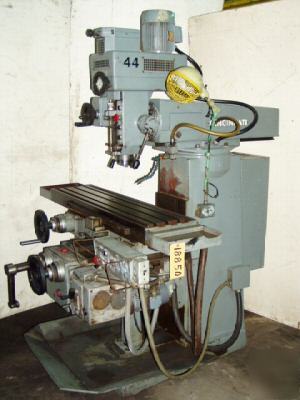 Cincinnati toolmaster vertical mill, 12