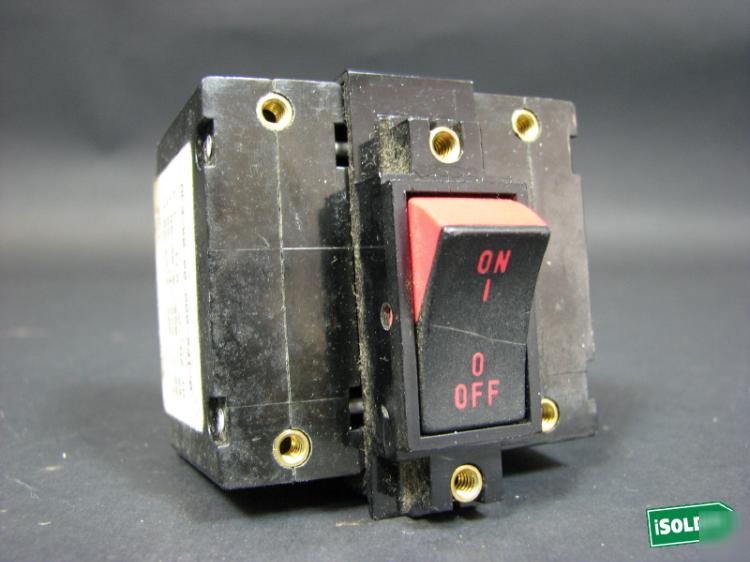 Circuit breaker 2 pole 50A, 1 pole .1A 250VAC AF3