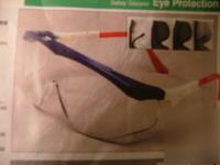 Crews tomahawk safety glasses ratchet temple custom fit