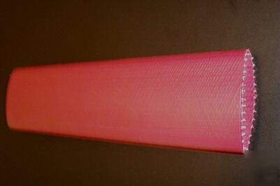 Discharge hose, pvc layflat - 3 in. x 75 feet (red)