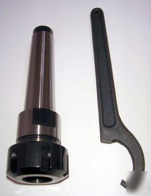 ER25 MT3 3/8 collet chuck & key cnc milling lathe #A70 