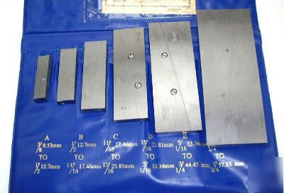 Engineers adjustable parallel set