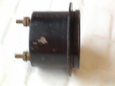 Ex military cast iron amp meter circa 1950's