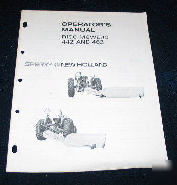 New holland disc mowers 442 462