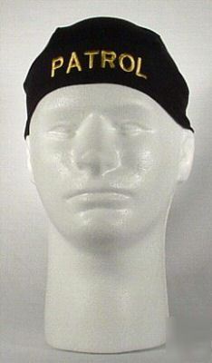 New patrol motorcycle durags (dark navy blue) brand 