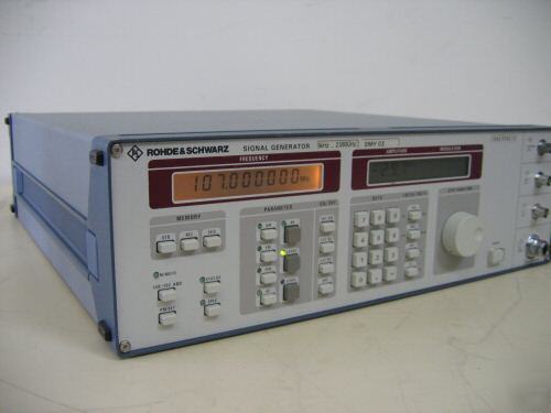 Rohde & schwarz r&s SMY02 signal generator, 2.08 ghz