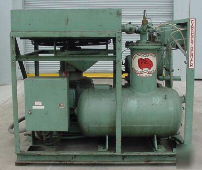 Rotary screw air compressor. gardner-denver 60 hp